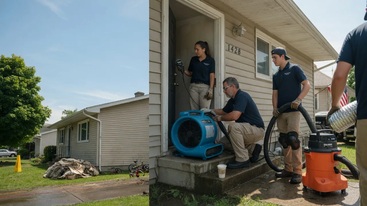 Water Damage Restoration in Trafalgar, IN near me